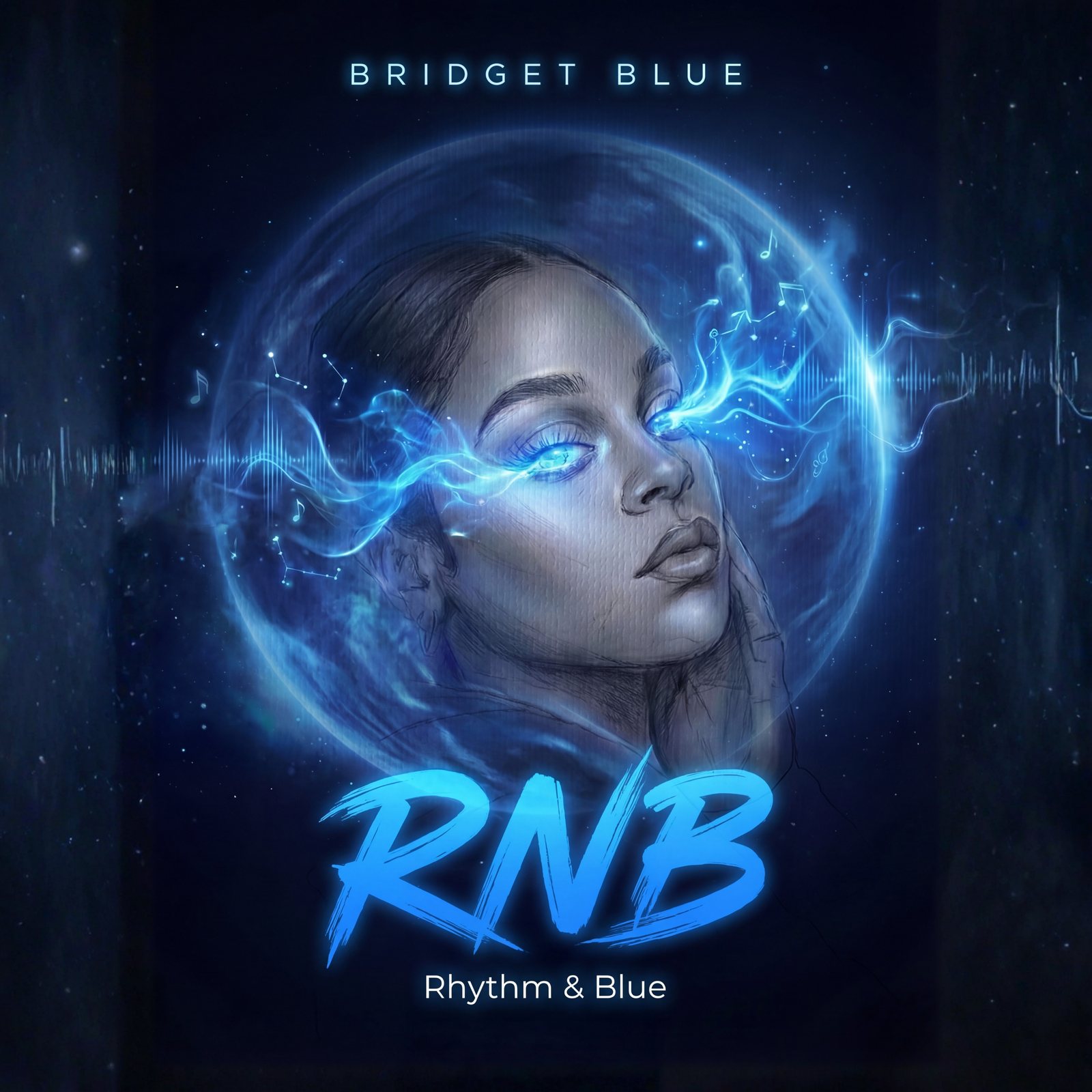 Official album cover — Rhythm and Blue (RNB) by Bridget Blue